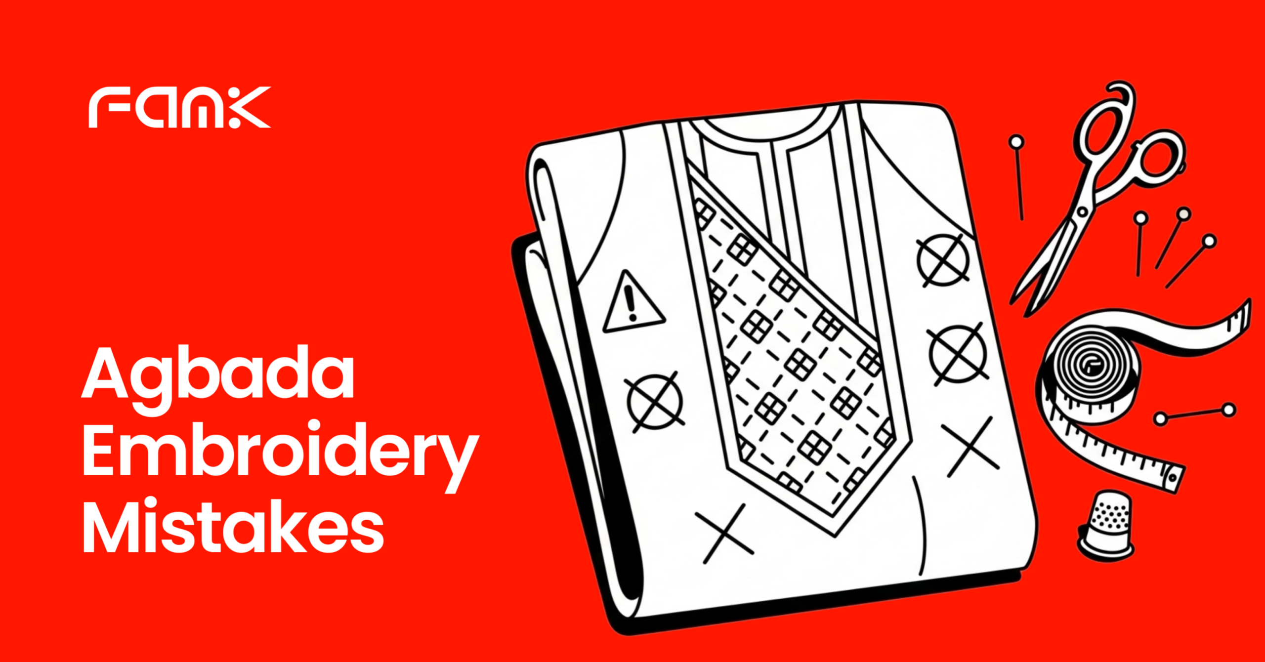 Agbada Embroidery Mistakes