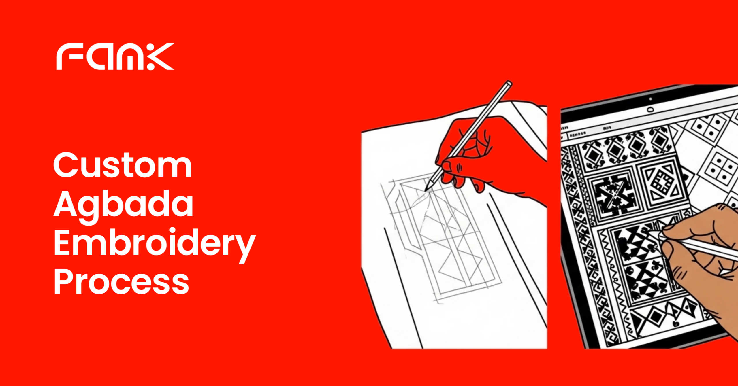 Custom Agbada Embroidery