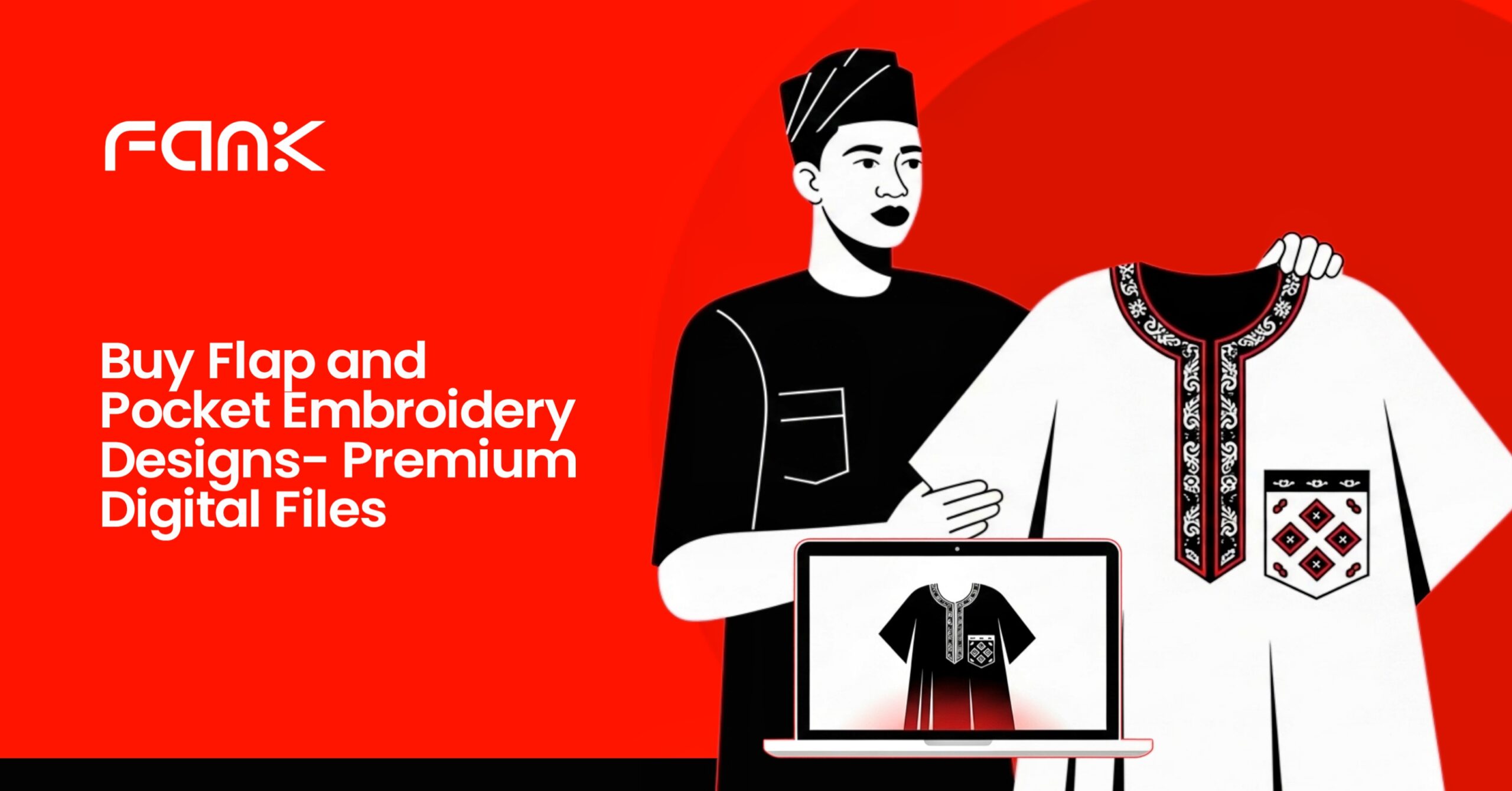 flap and pocket embroidery designs