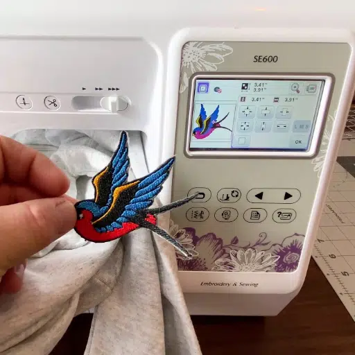 An embroidery machine 