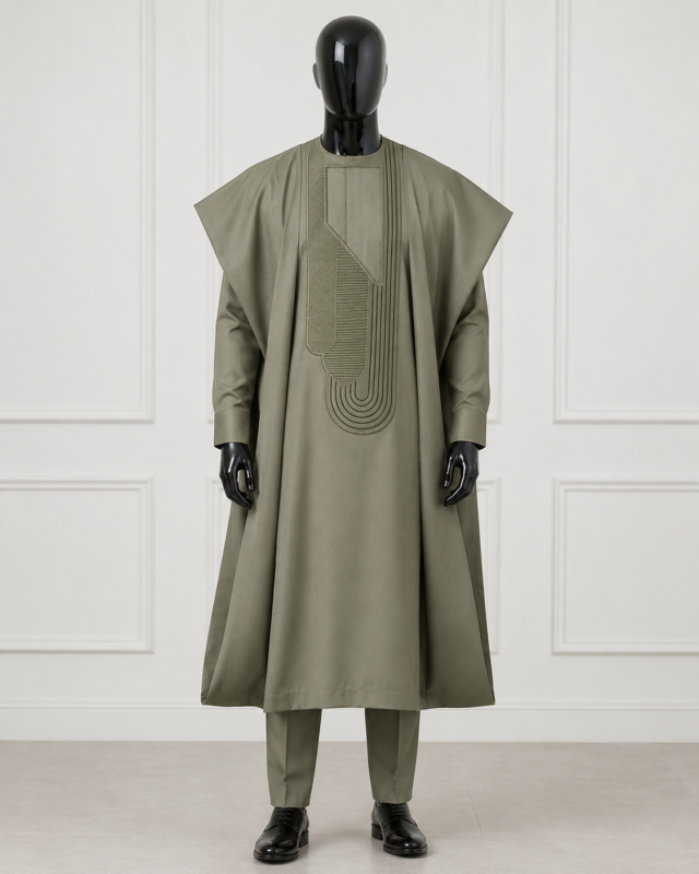 Long sleeve agbada