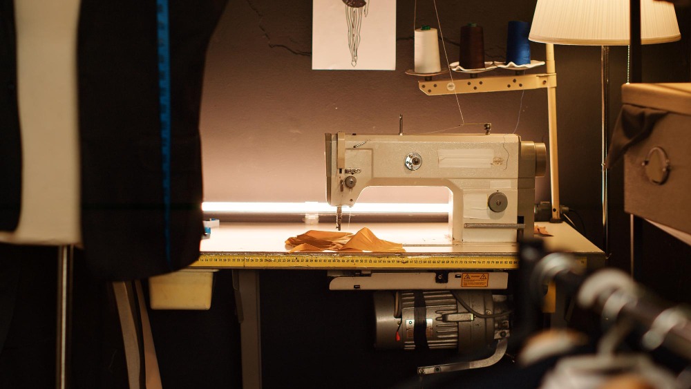 An Industrial Sewing Machine