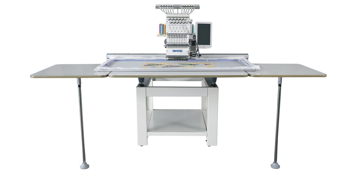 Fortever FT-1201 — Industrial single-head monogram embroidery machine  