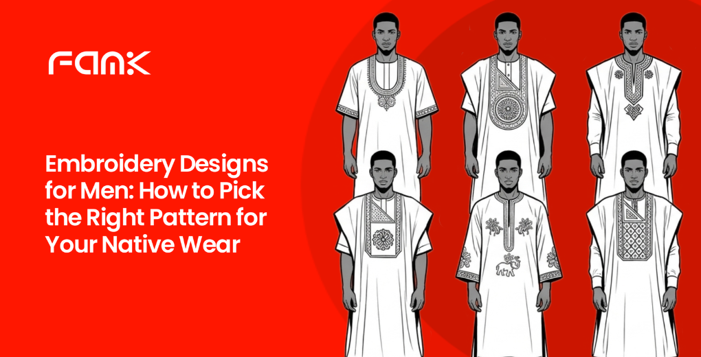 Embroidery designs for men