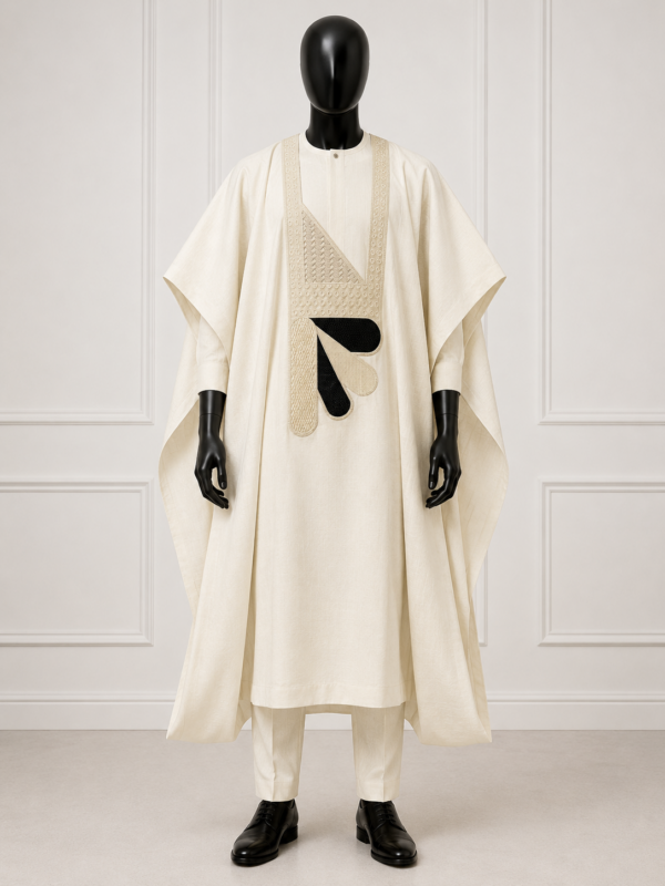 Agbada embroidery design for men