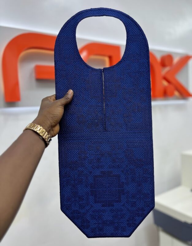 An agbada embroidery design