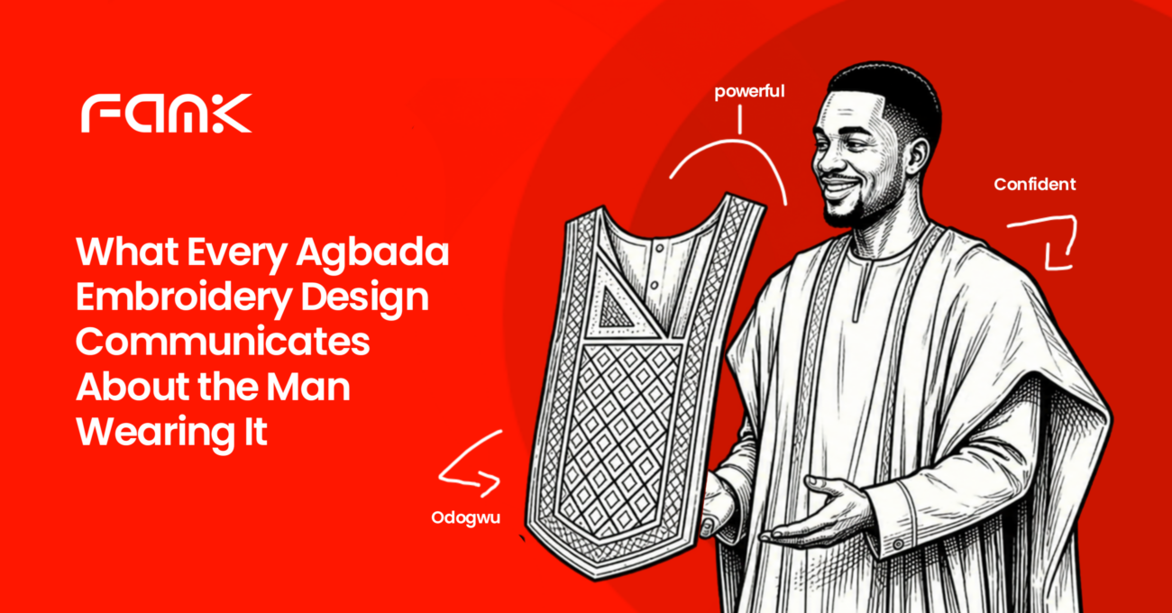 Agbada embroidery designs