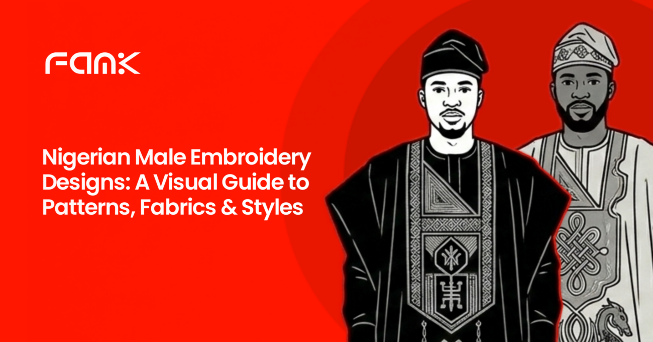 Nigerian male embroidery designs