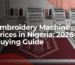 embroidery machine price in Nigeria