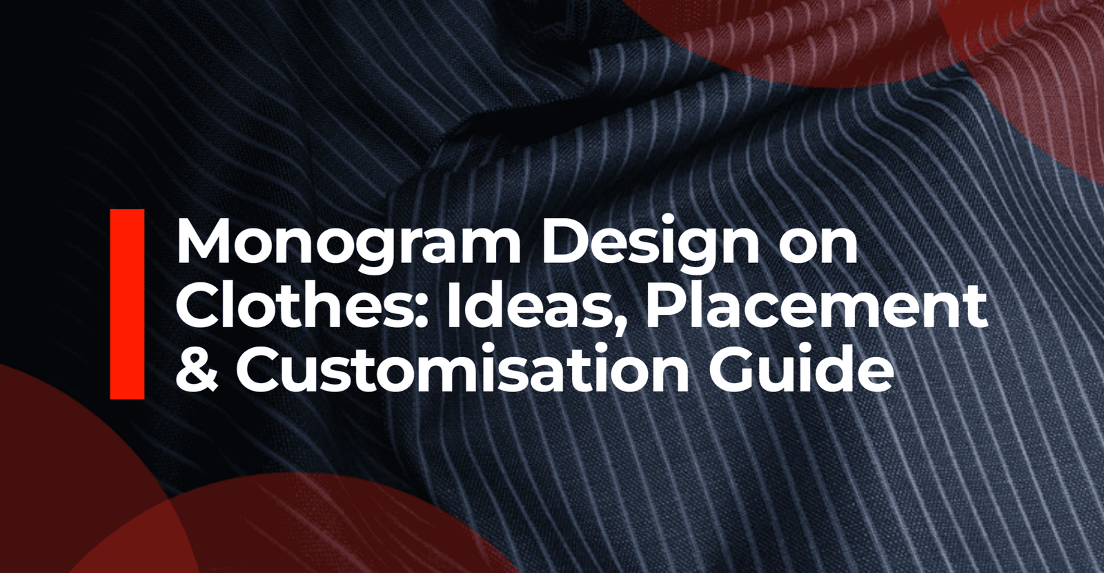 monogram design on clothes