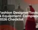 fashion designer tools and equipment