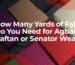 How Many Yards of Fabric for Agbada