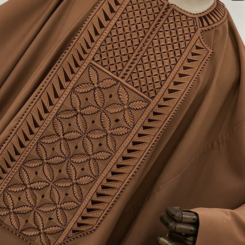 An embroidery design for men